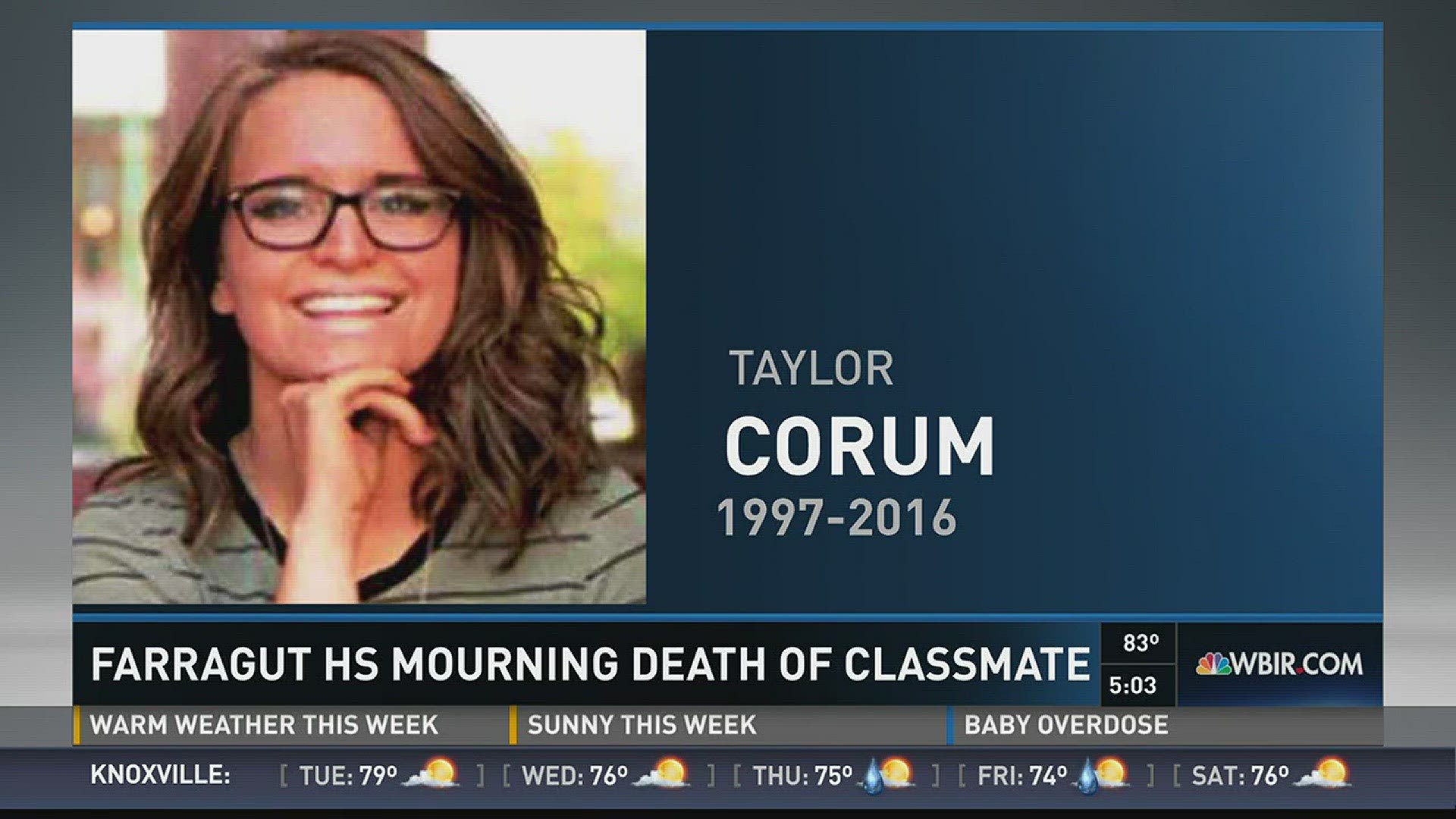 Farragut High mourning death of classmate