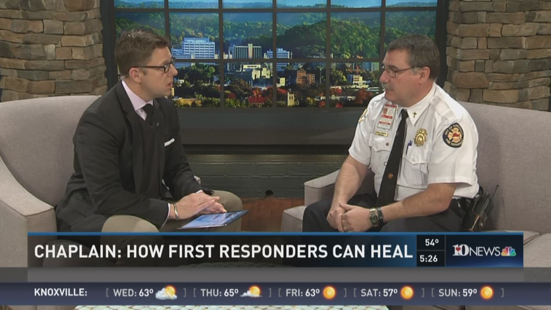 Nov. 22, 2016: Knoxville Fire Department Chaplain Paul Trumpore talks about how children, families and first responders can grieve and process their feelings after a tragedy.