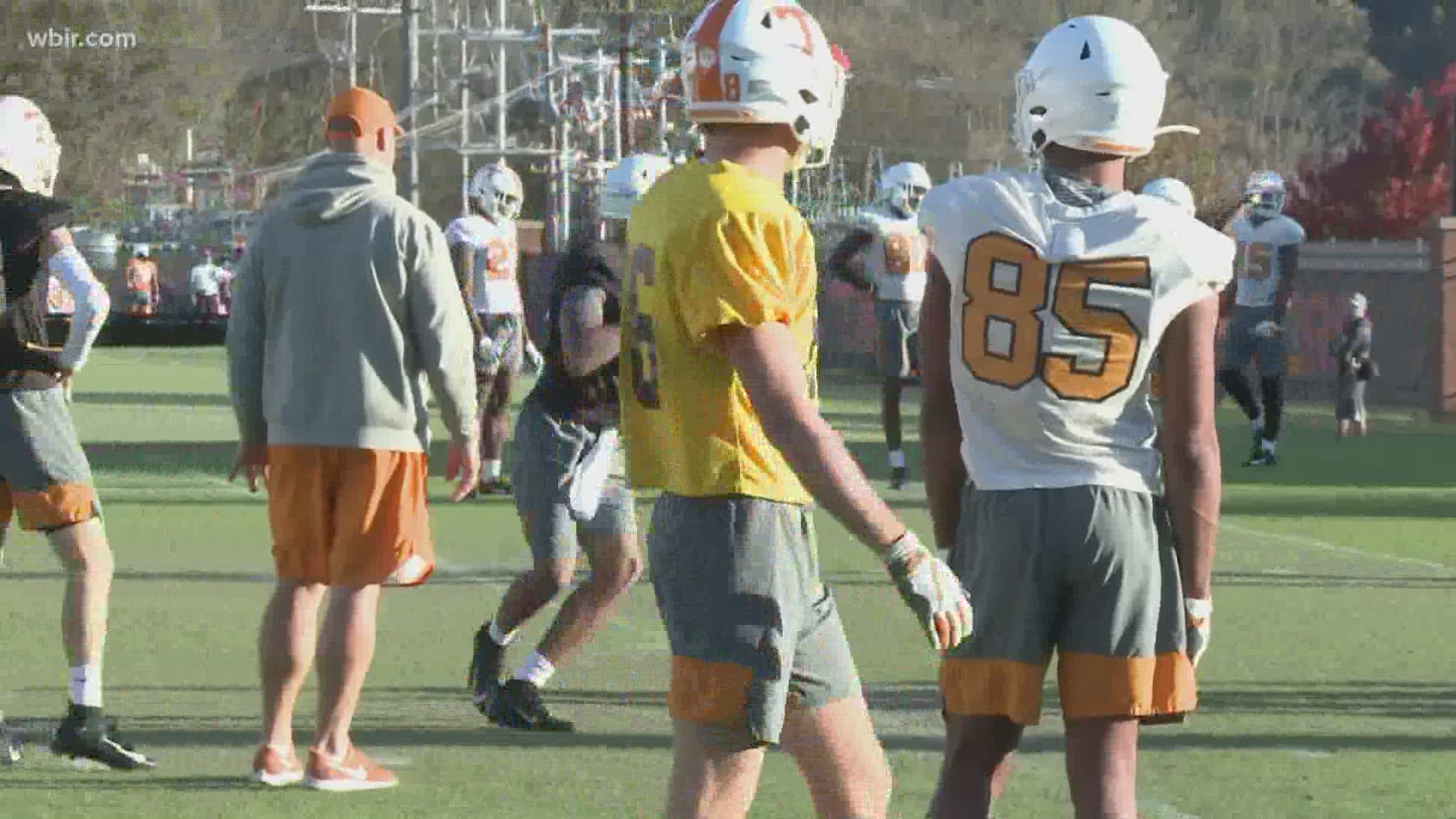 Student-athletes at UT are back on campus for offseason workouts.