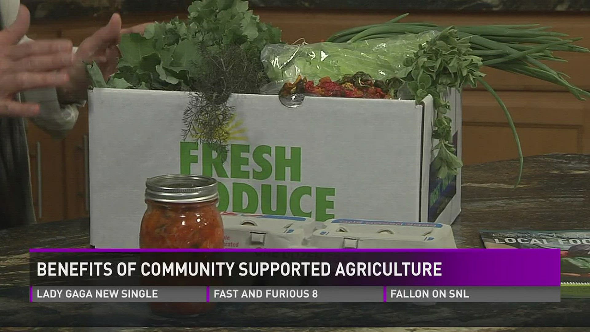Health coach Camille Watson features a way to get fruits and vegetables while helping out local farmers.