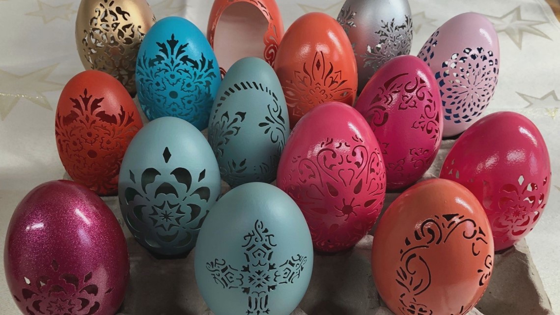 ostrich egg carving patterns