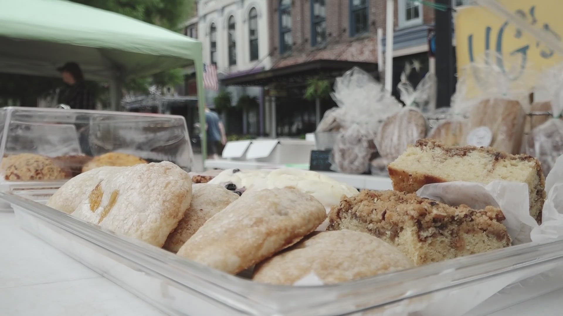 VG's local bakery has been selling goods at Market Square Farmers Market every year for all 20 years the market has been happening.