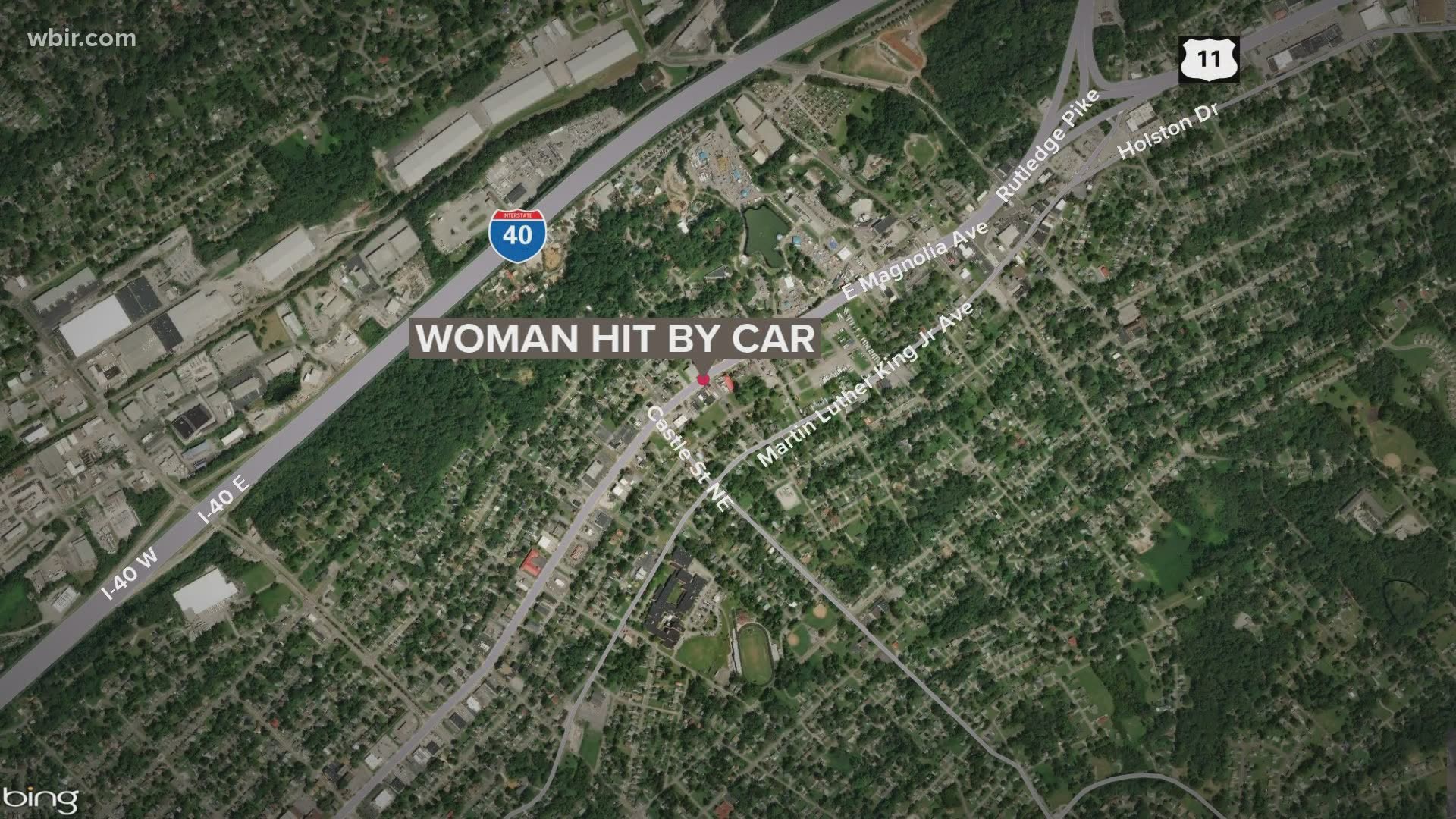Knoxville police are investigating after a woman died from being hit by a car in East Knoxville.