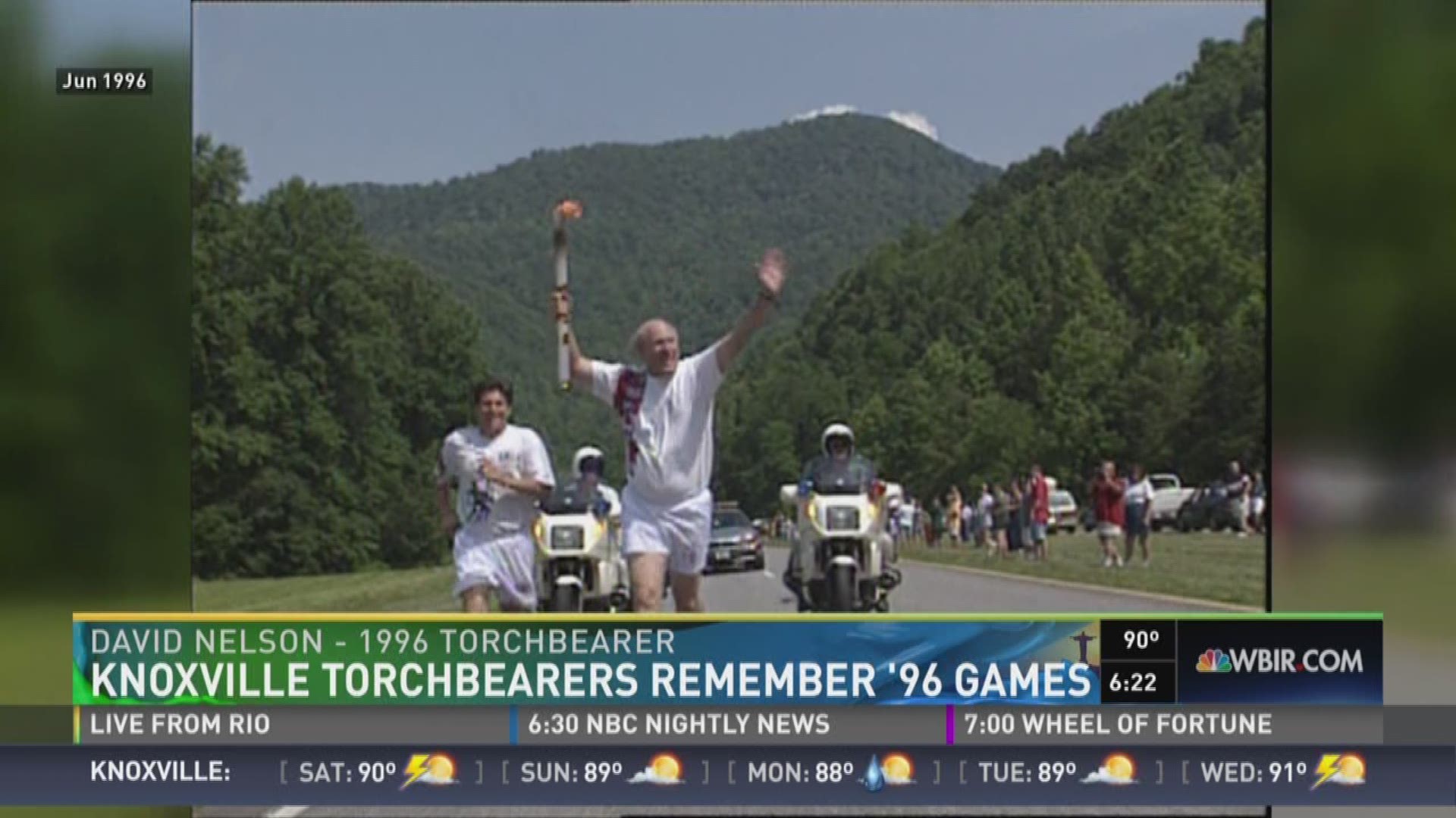 Torchbearers from the 1996 Summer Olympics in Atlanta remember how they carried the Olympic spirit.