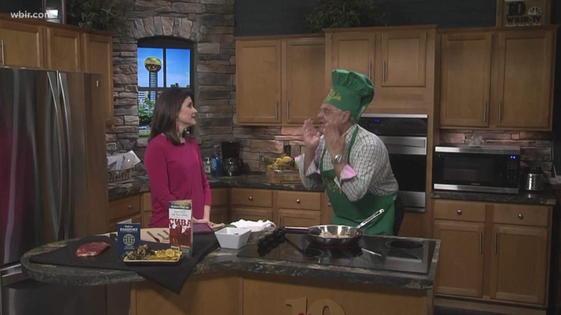 Chef Pepin is a chef is from Cuba and is so much fun. He was in town to help them promote their Festival of Nations. Learn more at dollywood.com. March 19, 2019-4pm