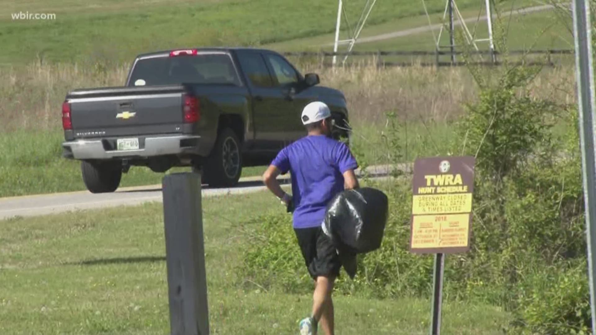 Not only did they get their exercise, but they collected hundreds of pounds of trash on the way.