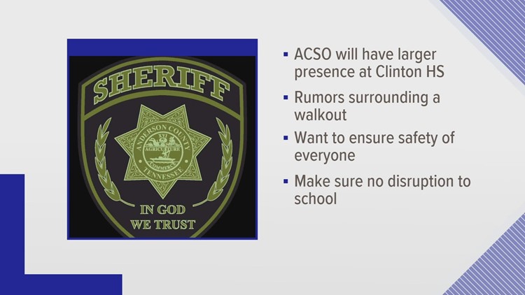 ACSO will have larger presence at Clinton HS