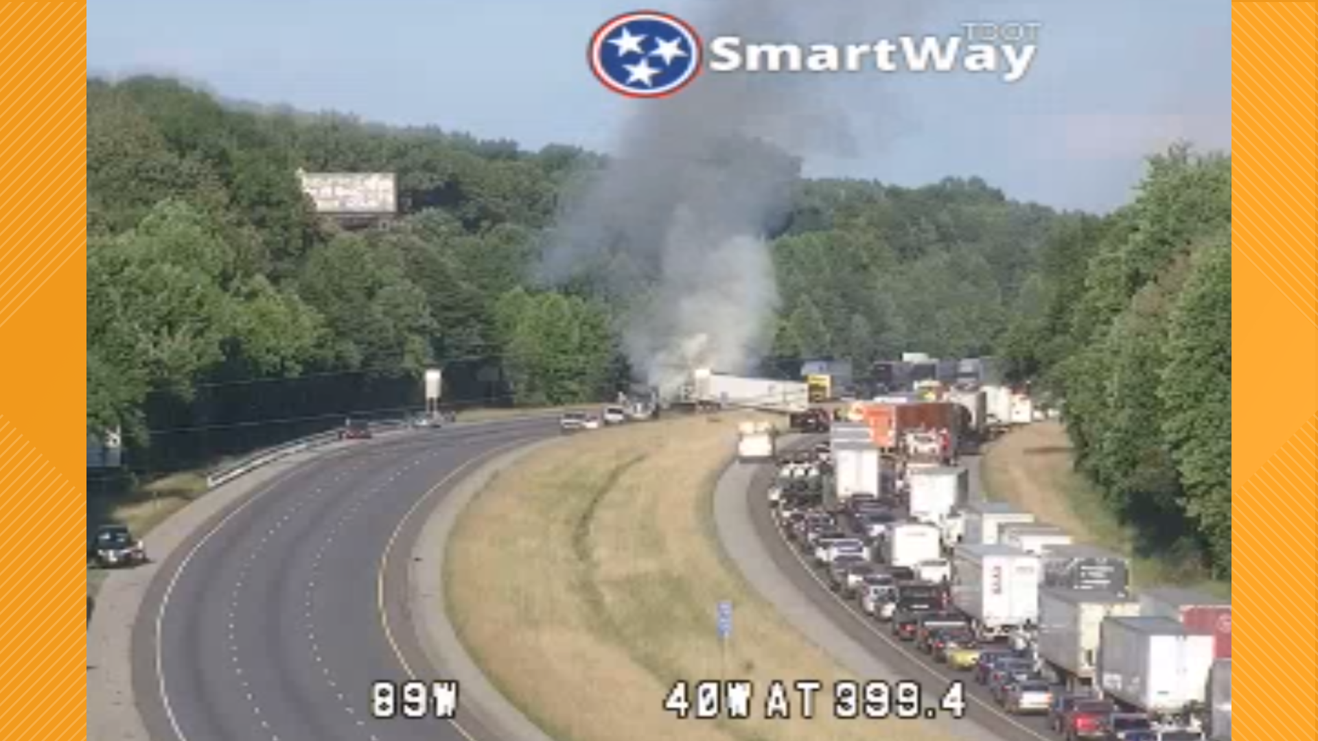 Driver killed in crash involving tractor-trailer on I-40 | wbir.com