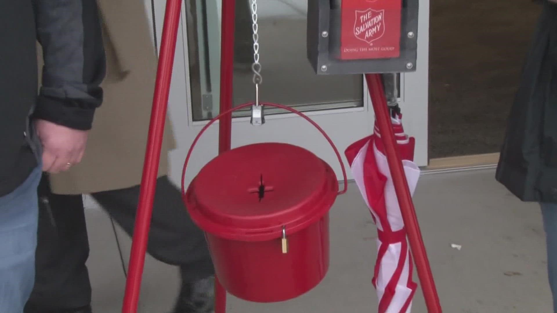 People may hear the familiar jingle of bells and see red kettles near their favorite stores starting Friday.