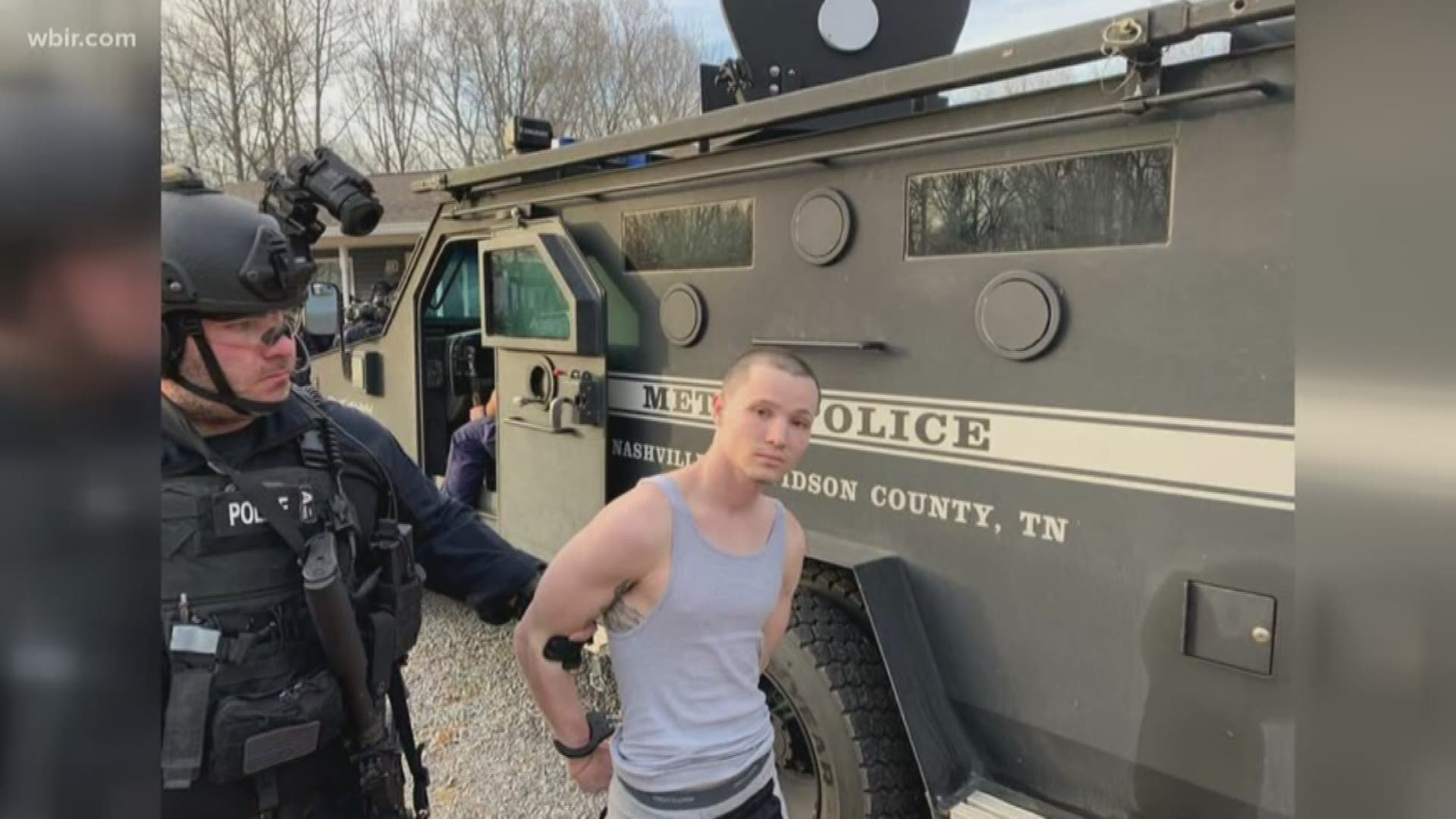 According to a tweet by TBI, Michael Mosley was captured in Ashland City, northwest of Nashville.