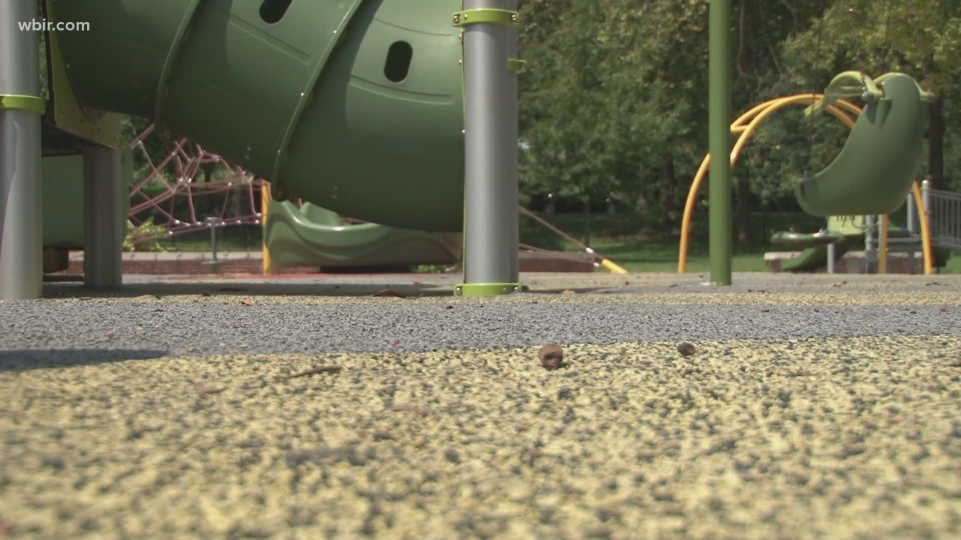 Knoxville playgrounds are finally back open after being roped off for months due to the coronavirus.