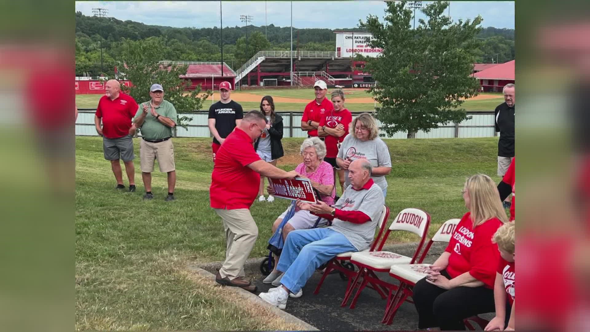 Loudon County Schools is continuing to remember the life of late coach Ronnie Roberts.