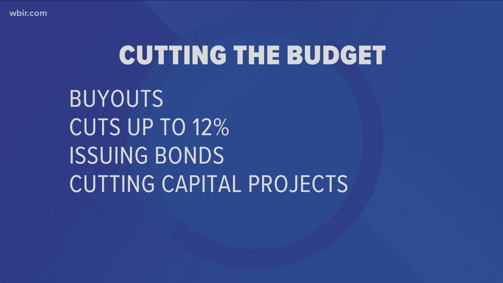 Gov. Bill Lee's administration released his revised budget for the coming year. It includes buyouts and elimination of some capital projects.
