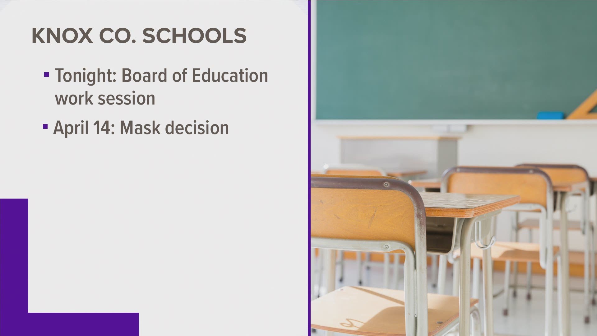 Knox County School leaders held a work session on Wednesday, discussing a mask requirement for the next school year.