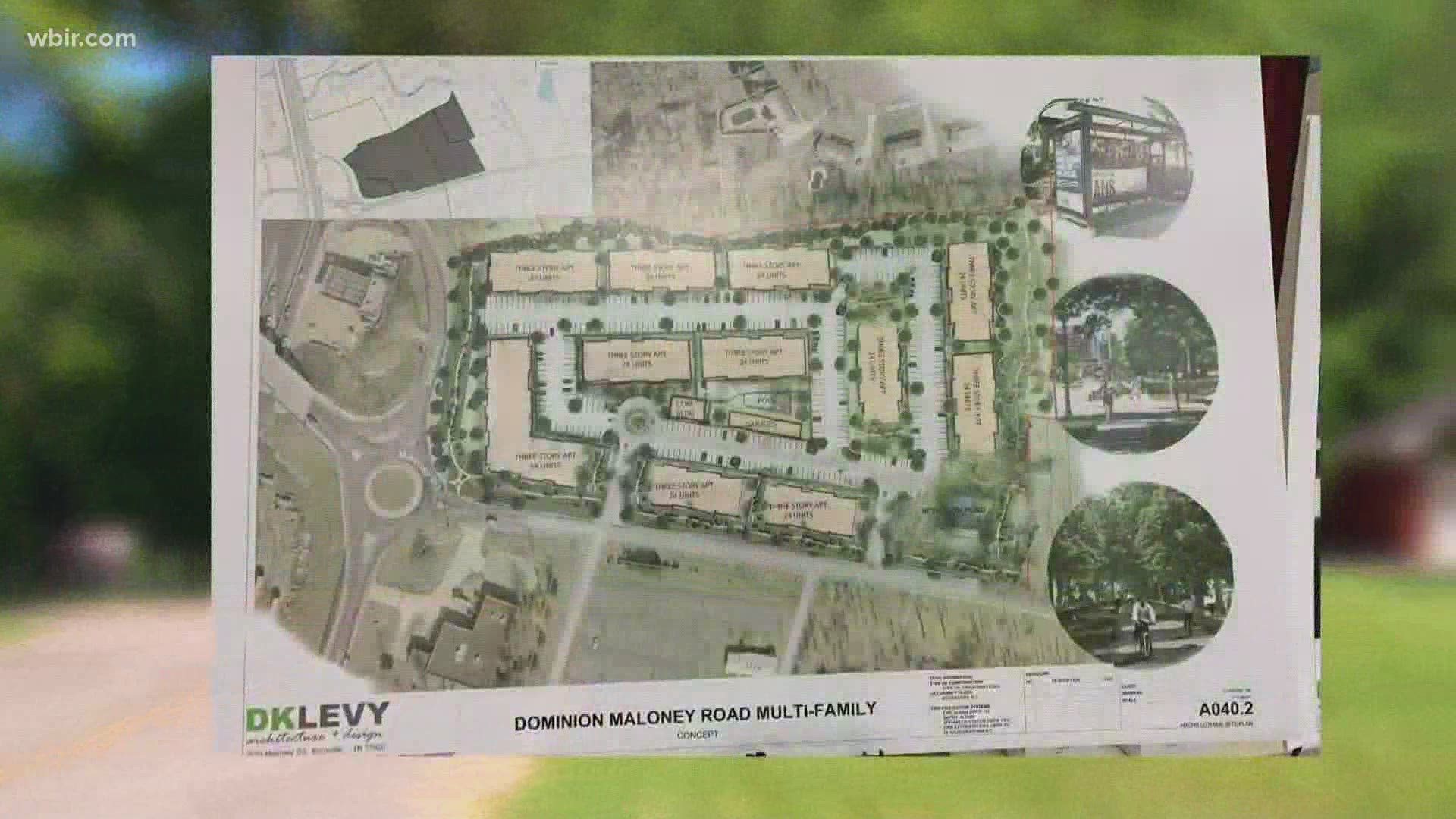 Proposal for new Alcoa Highway apartment complex causes mixed reactions