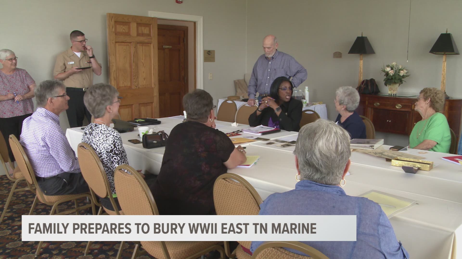 Tonight, we're hearing from the family members preparing to bury an East Tennessee marine killed in World War II for the first time.