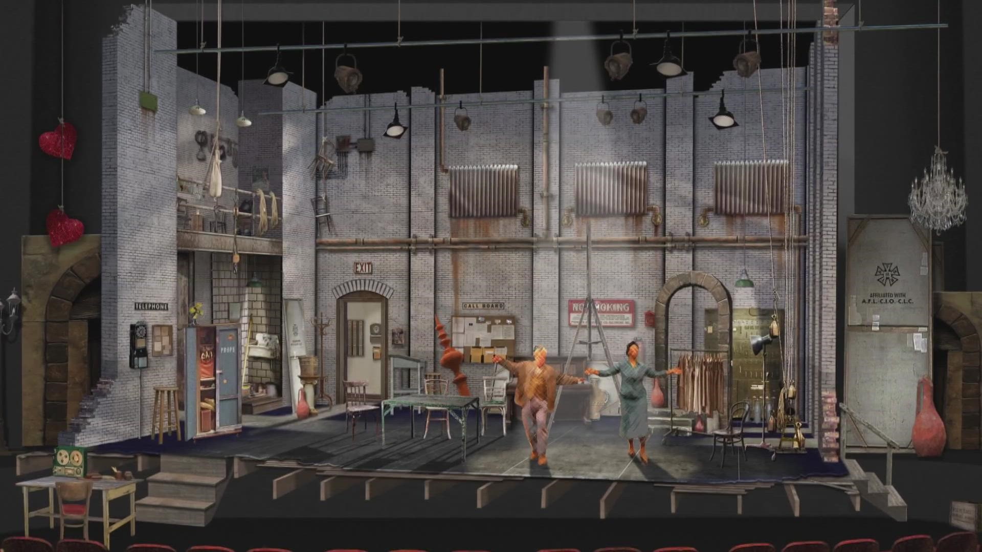 The 1957 play addresses important conversations, like race and integration in the arts. The scenic designer hopes audiences won't even notice the set.