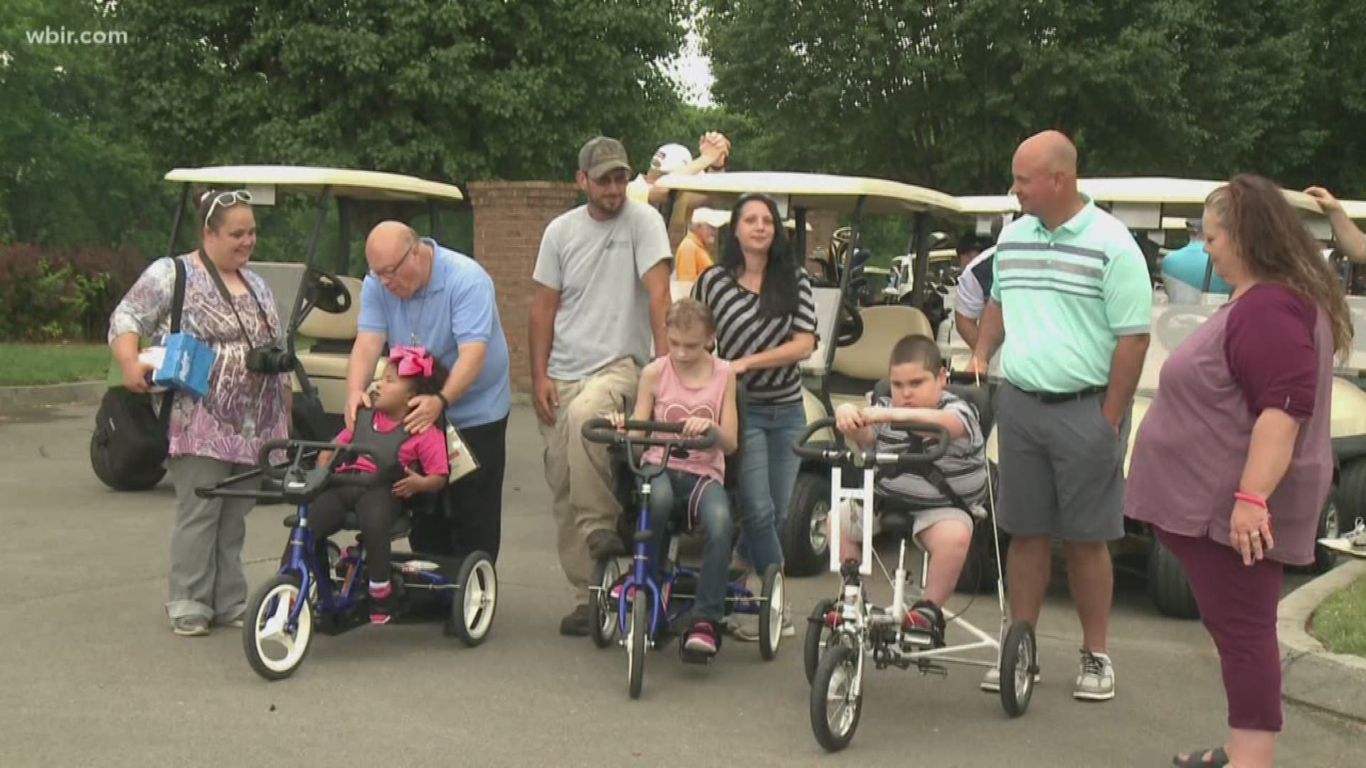 Coach Jeremy Pruitt traded in his football gear for something to golf in, and it was all for a sweet cause.