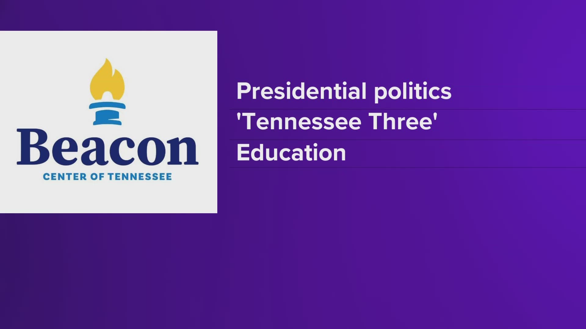 The poll surveyed about 1,100 people last month across the state. The Beacon Center plans to offer a quarterly poll.