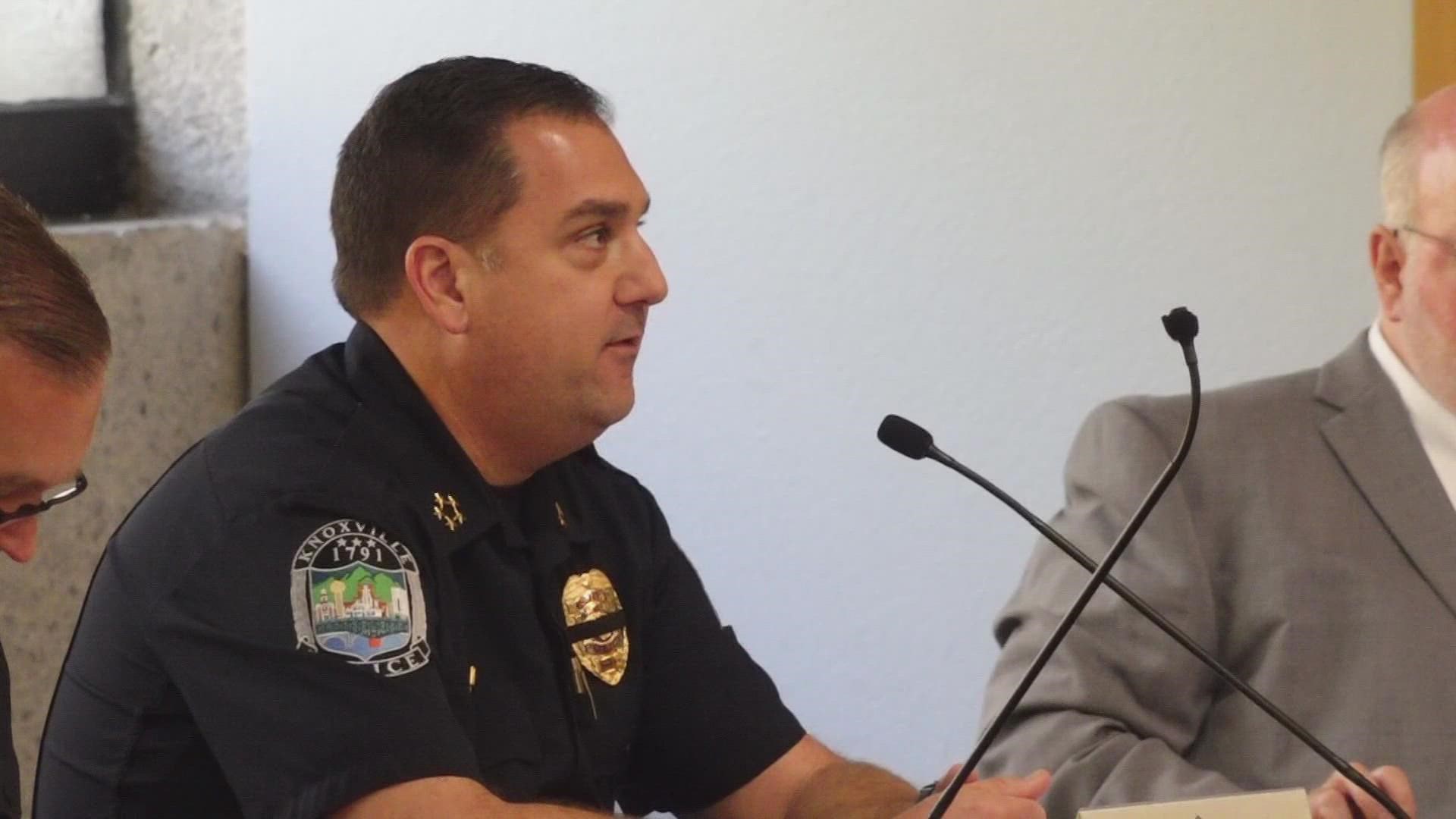 Knoxville's new Chief of Police, Paul Noel, attended his first Police Advisory and Review Committee on Thursday.
