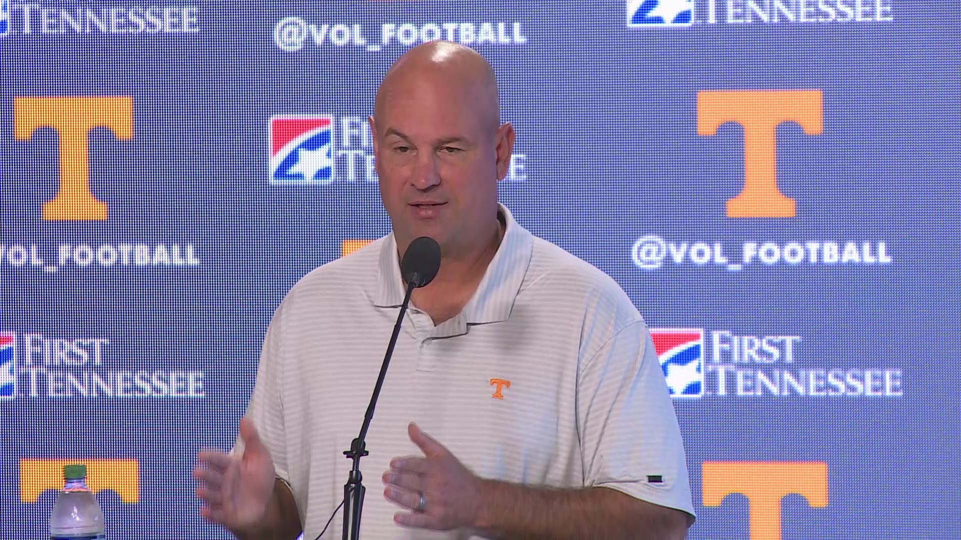 Jeremy Pruitt is moving forward after the Vols 0-2 start. He liked how Tennessee improved from week one to week two and is looking for more of that heading into this week's game against Chattanooga.