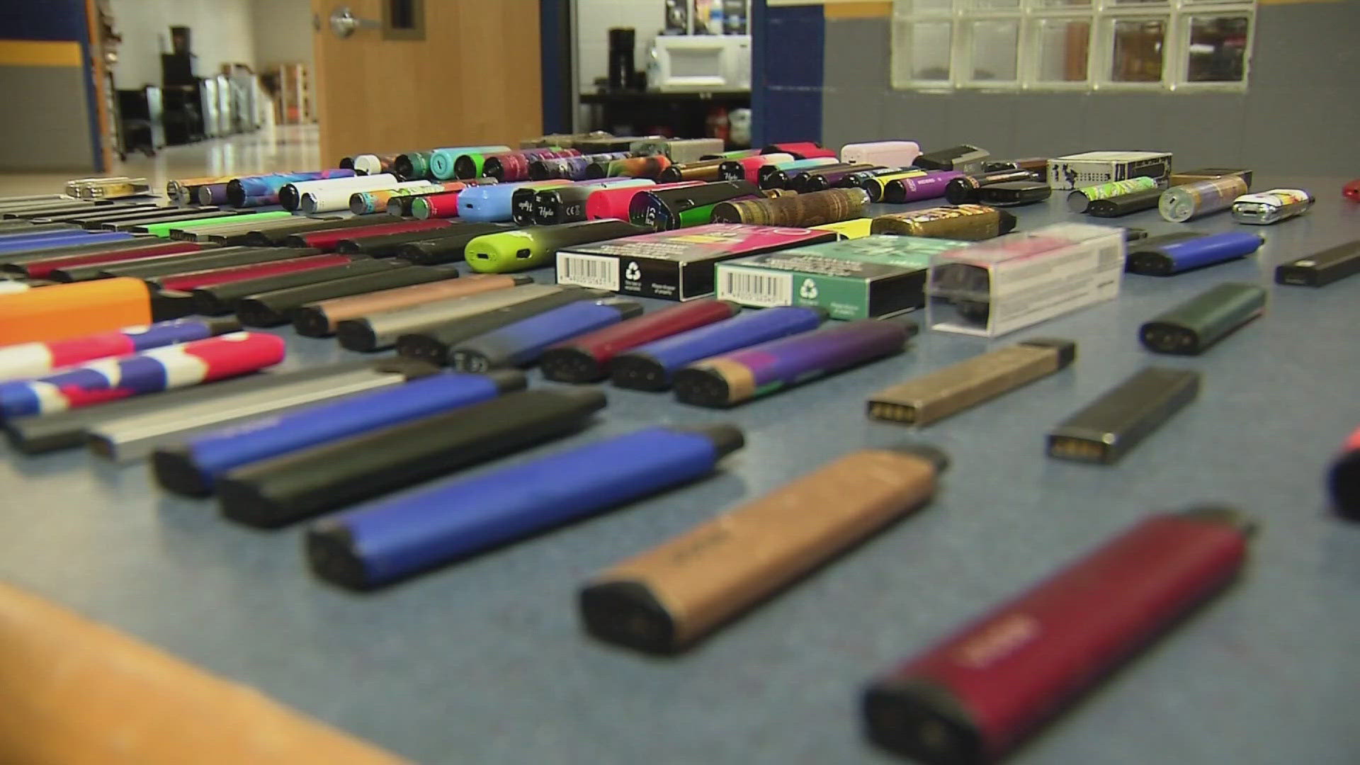 A group of students is advocating for their classmates to stop using vaping and e-cigarette devices.