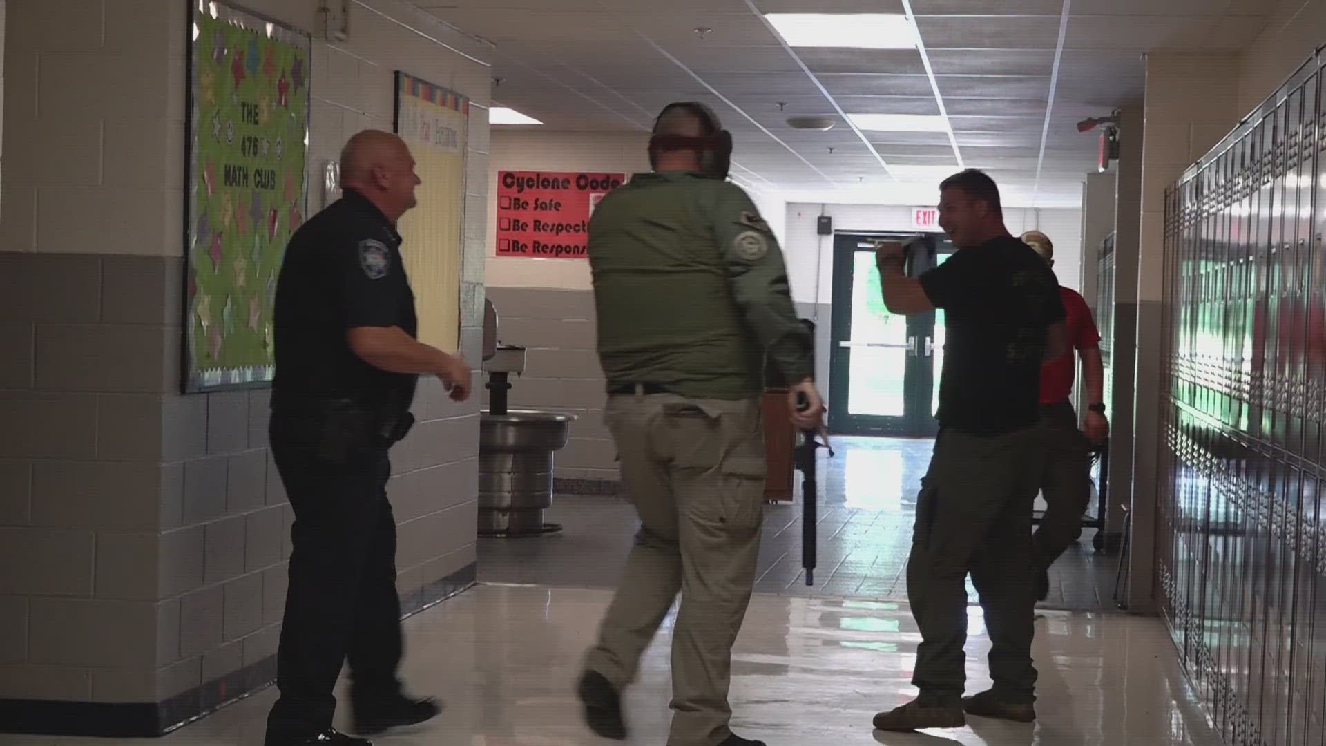 The Jefferson County Sheriff's Office held active school shooter response training on Monday, saying they need to train for the worst.