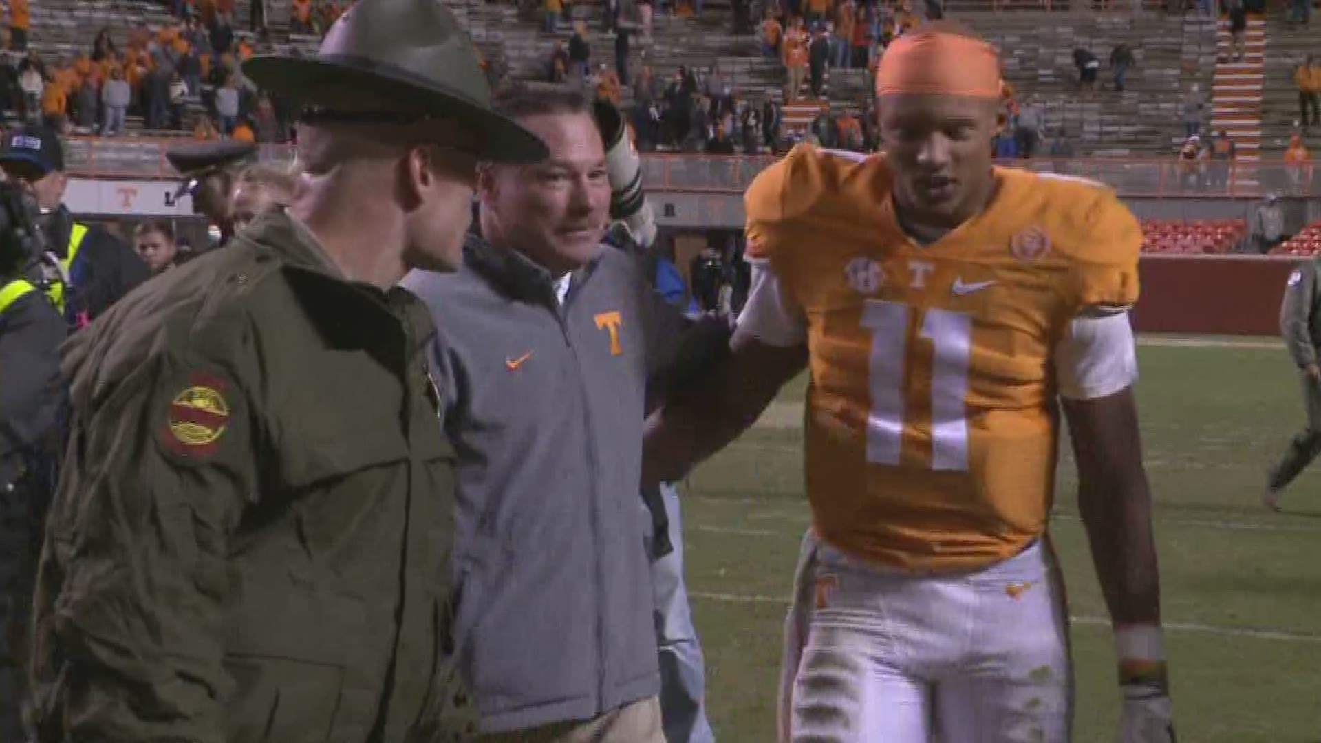 Wes Rucker, Jayson Swain and Patrick Murray talk about Josh Dobbs' career legacy at Tennessee after his senior night performance against Missouri at Neyland Stadium.