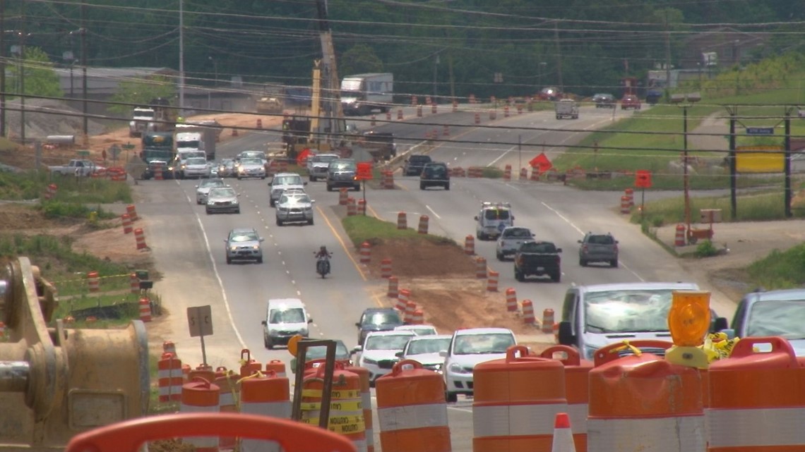 Alcoa Highway construction affecting local businesses