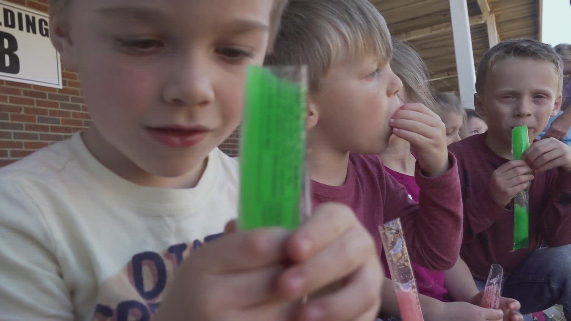 The preschool was sharing a playground space with KARNS Elementary, but that created challenges for students and their teachers.