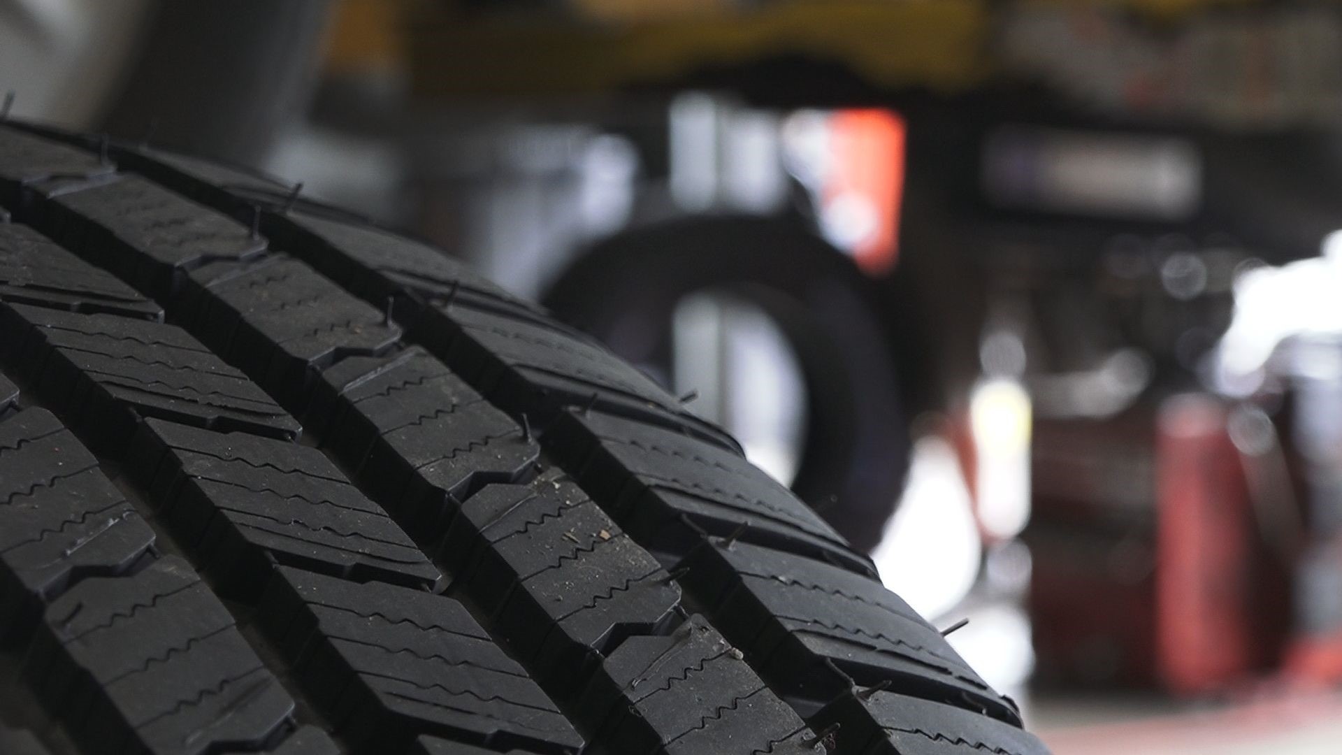 It's important to make sure your tires are in a good condition before driving in winter weather.