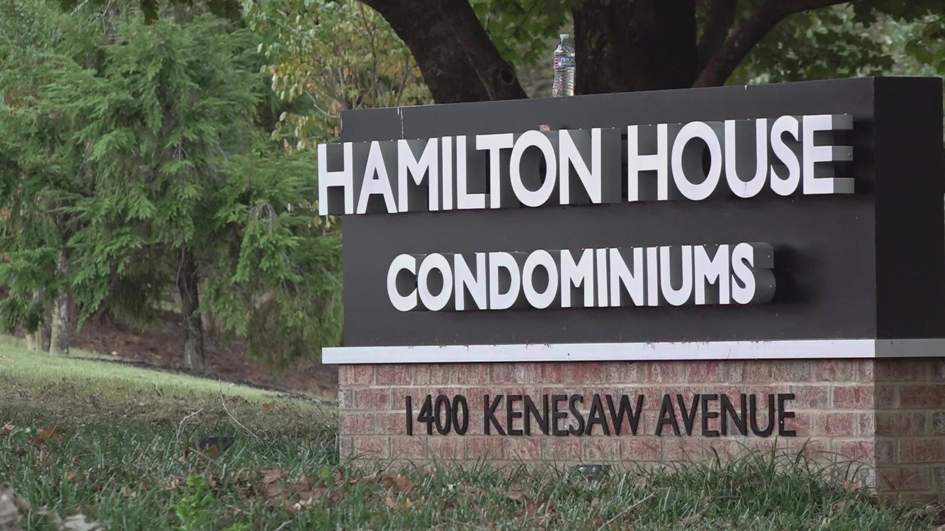 Knoxville fire crews responded to an emergency call around 5:48 p.m. at Hamilton House Condos on Kenesaw Avenue.