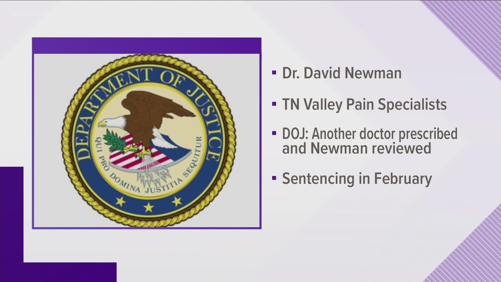 Dr. David Newman pleaded guilty in federal court to the illegal operation of a drug clinic.