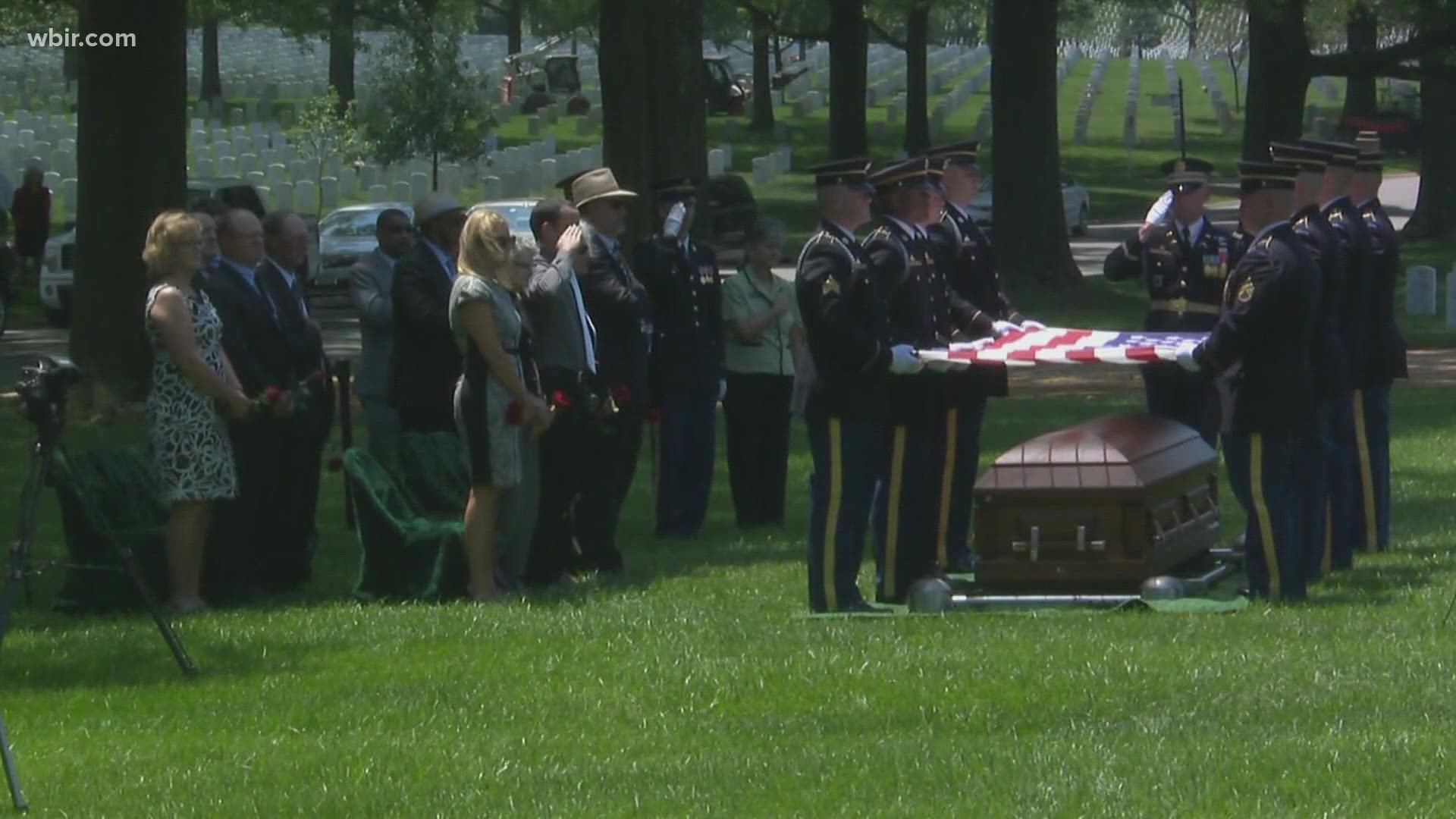 Arlington is the resting place for veterans as far back as the Spanish-American war.