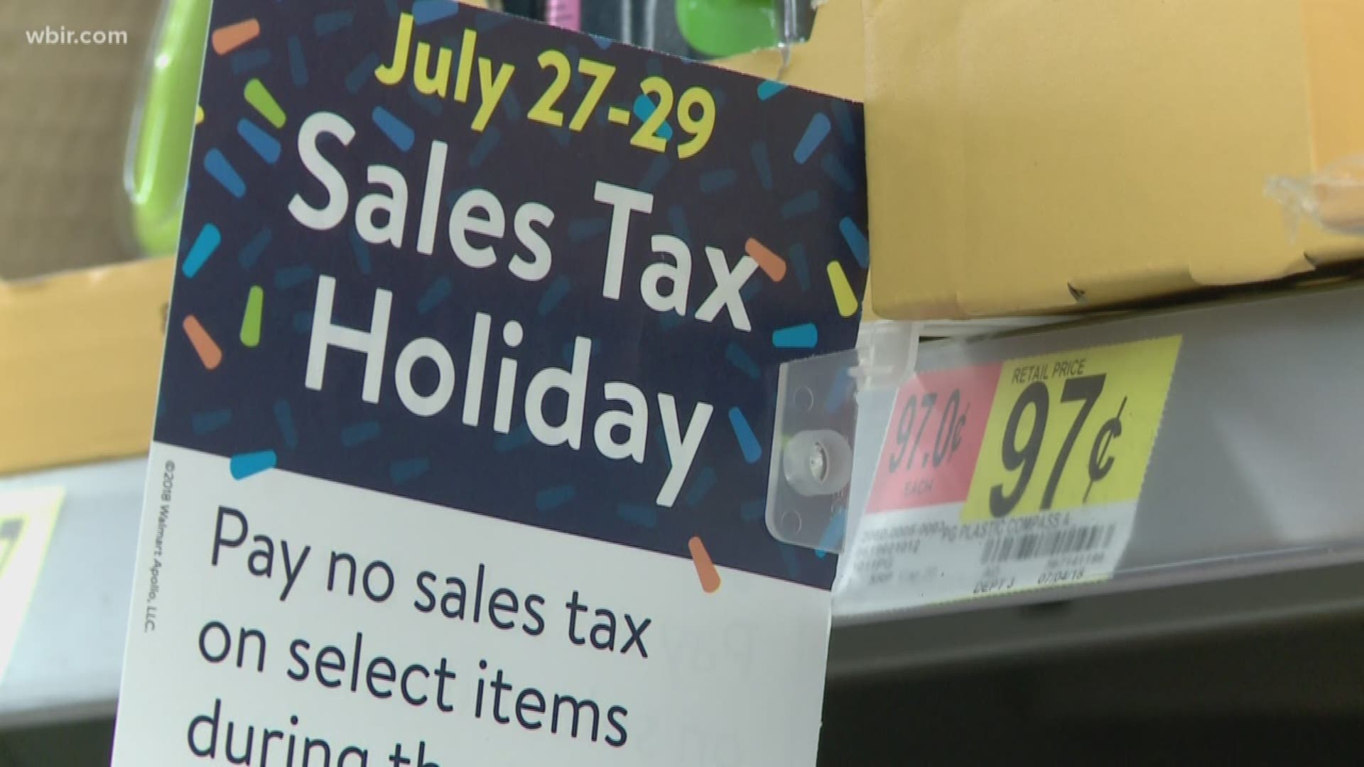 WBIR 10News Reporter Yvonne Thomas has a break down of what's included in the tax-free sales.

And while you're out getting your families school supplies, there's a great opportunity to help needy children in rural Appalachia as well.