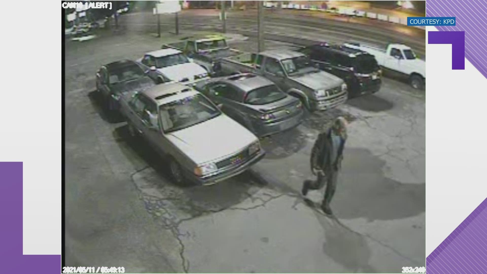 Knoxville police are looking for a man they say stole several catalytic converters in North Knoxville.