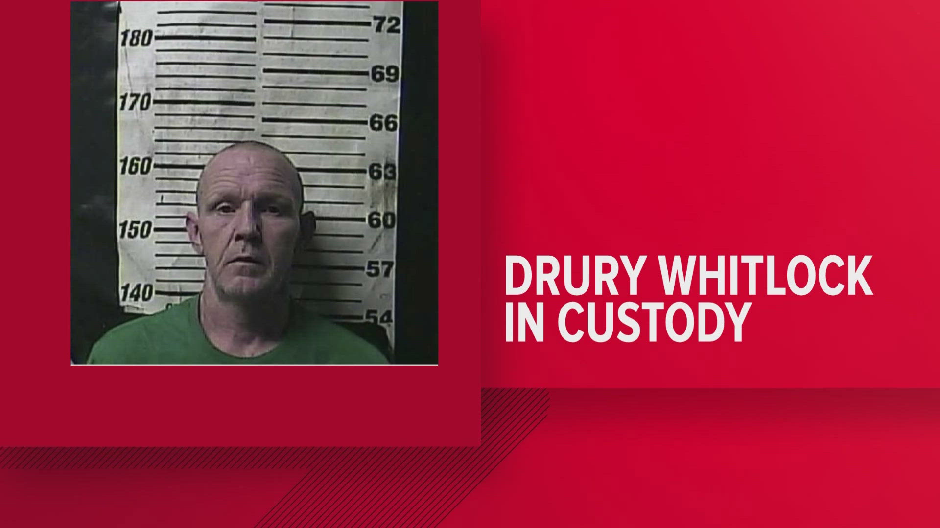 "We appreciate everyone that has assisted in the apprehension of Whitlock," the sheriff's office said in a release. 