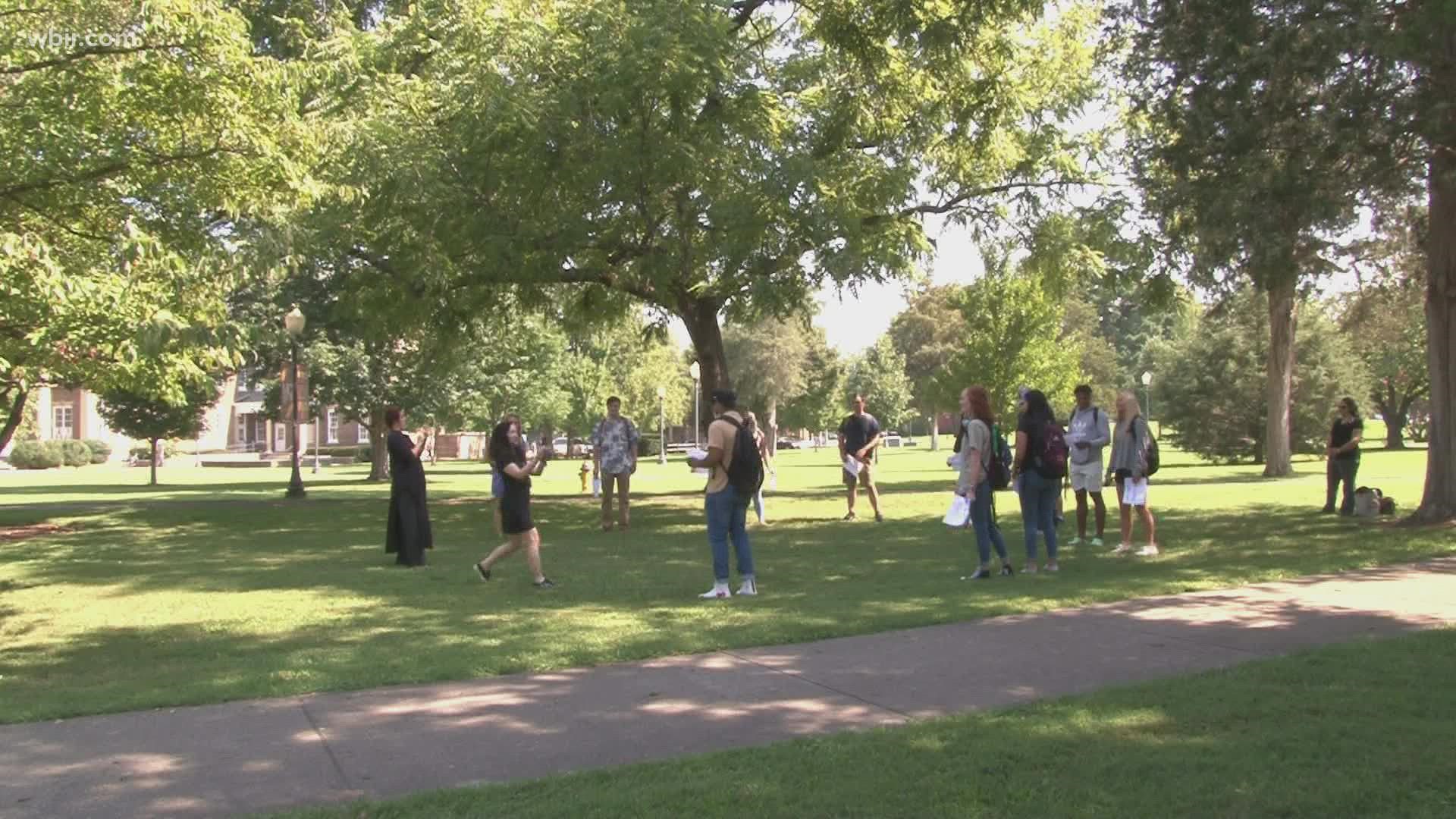 Maryville College welcomed students back for the start of fall classes on Wednesday.