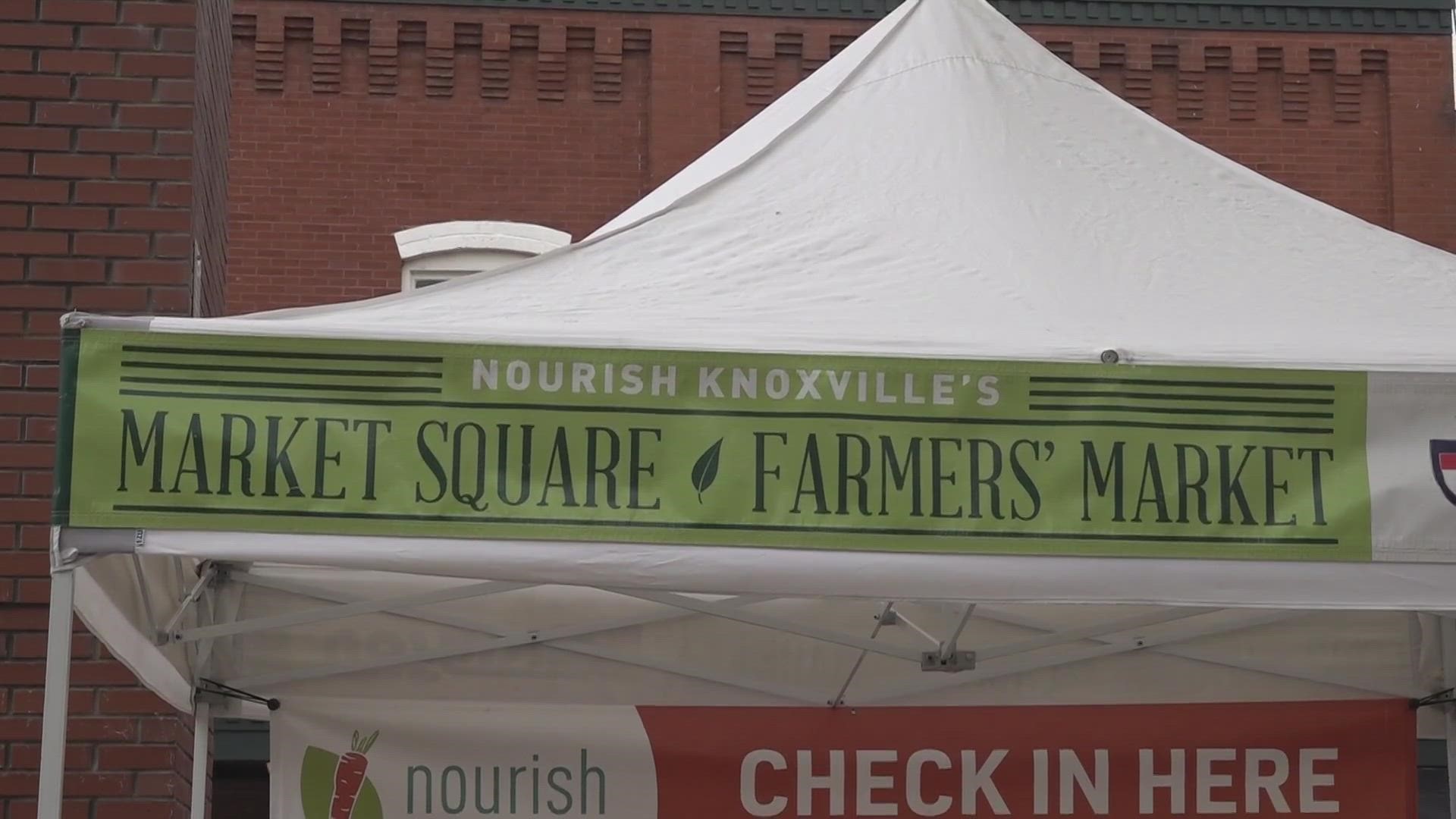 Nourish Knoxville hosted the Nourish Kids Club at their Winter Farmers Market.