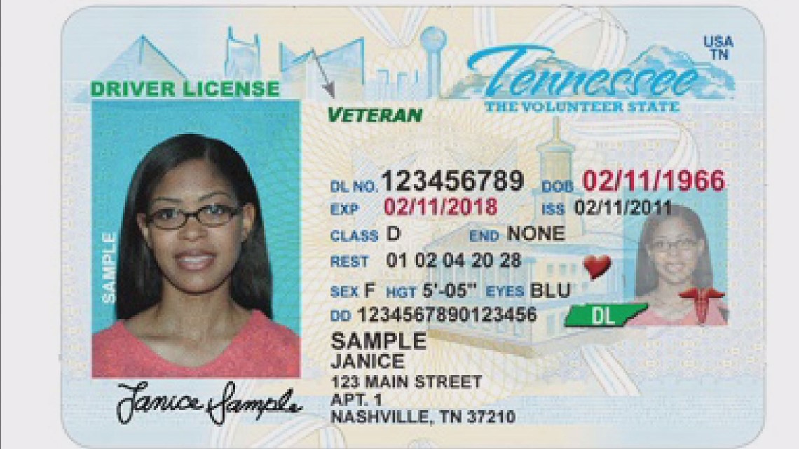 tennessee drivers license barcode