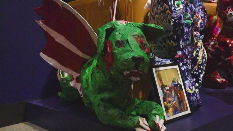 Kids create alebrijes puppets for McClung Museum's Día de los Muertos exhibit