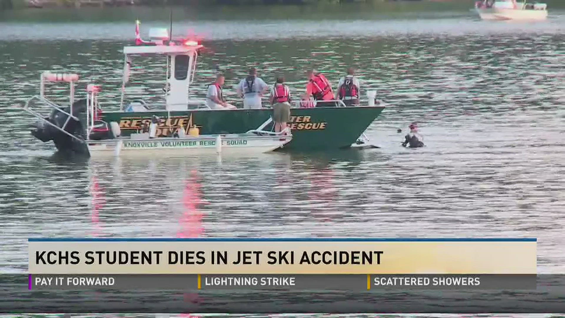 A swimmer killed in a jet ski accident Saturday has been identified by officials.