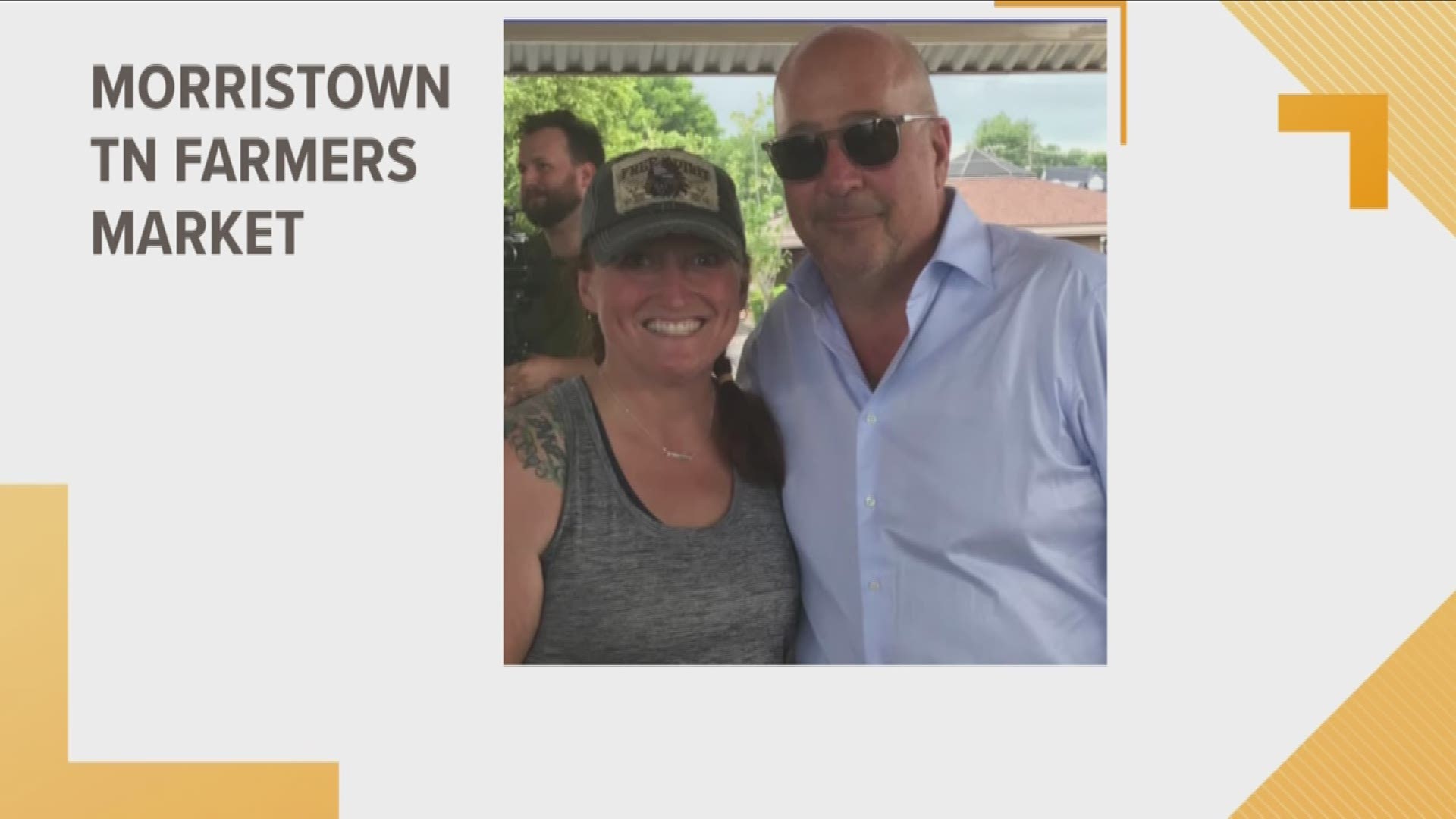 In Hamblen County, people at the Morristown Farmers Market got an unexpected surprise when Chef Andrew Zimmern from the Travel Channel and Food Network showed up!