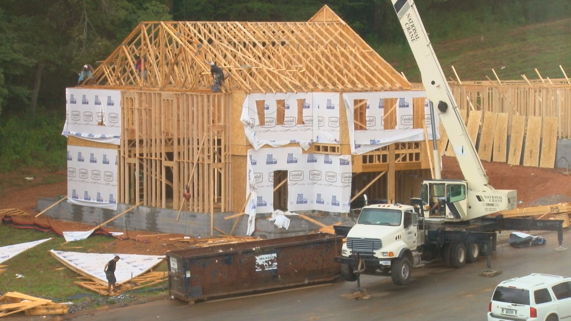 Clayton Homes constructing sitebuilt houses in Hardin Valley