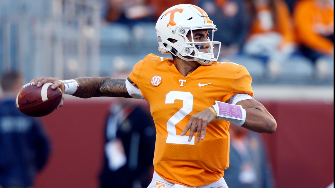 BYU player pulls off Guarantano's shoe, throws it to sideline