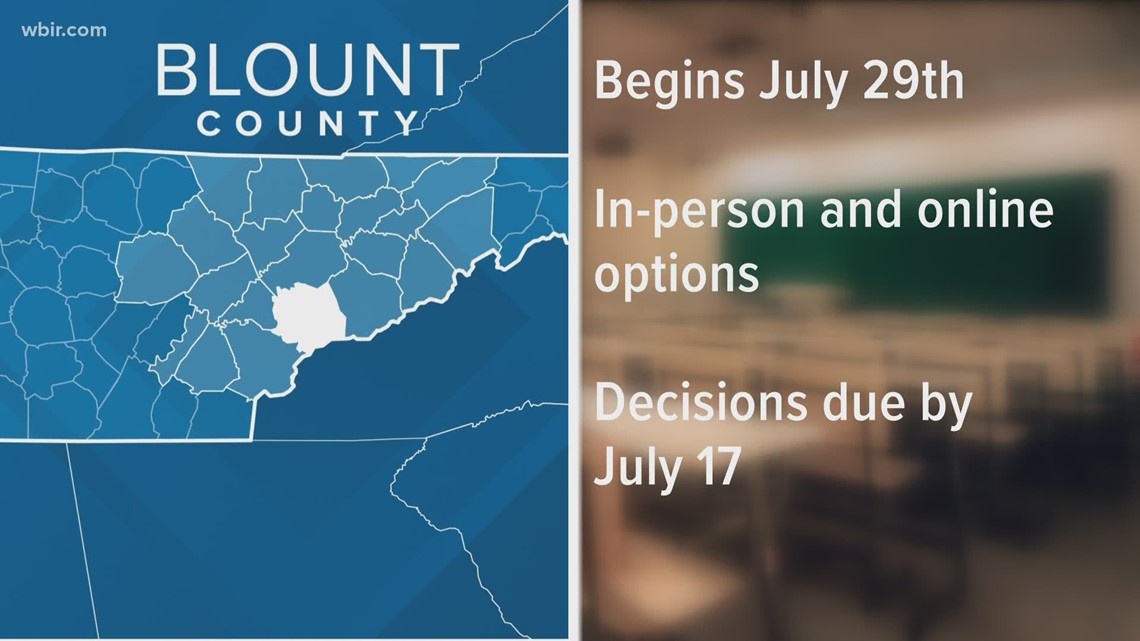 Oak Ridge, Blount County, and other districts announce backtoschool