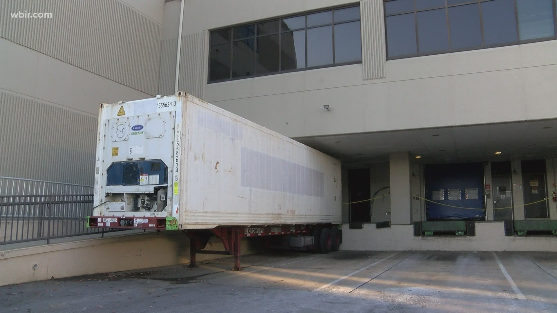 Ballad Health says Johnson City Medical Center plans to start using the mobile morgue truck to hold bodies after its morgue filled up this week.