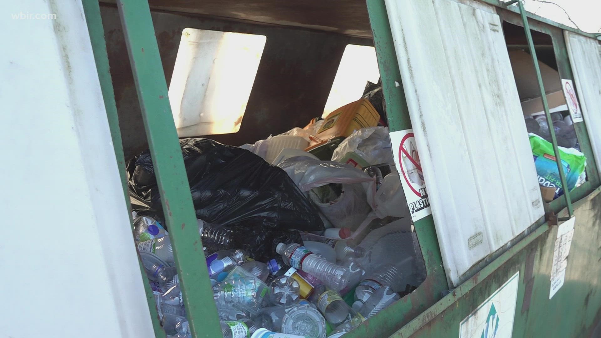 There isn't a clear answer for Knoxville because a formal audit of the program was put off. In Nashville, it's estimated 28% of recycling ends up in the trash.