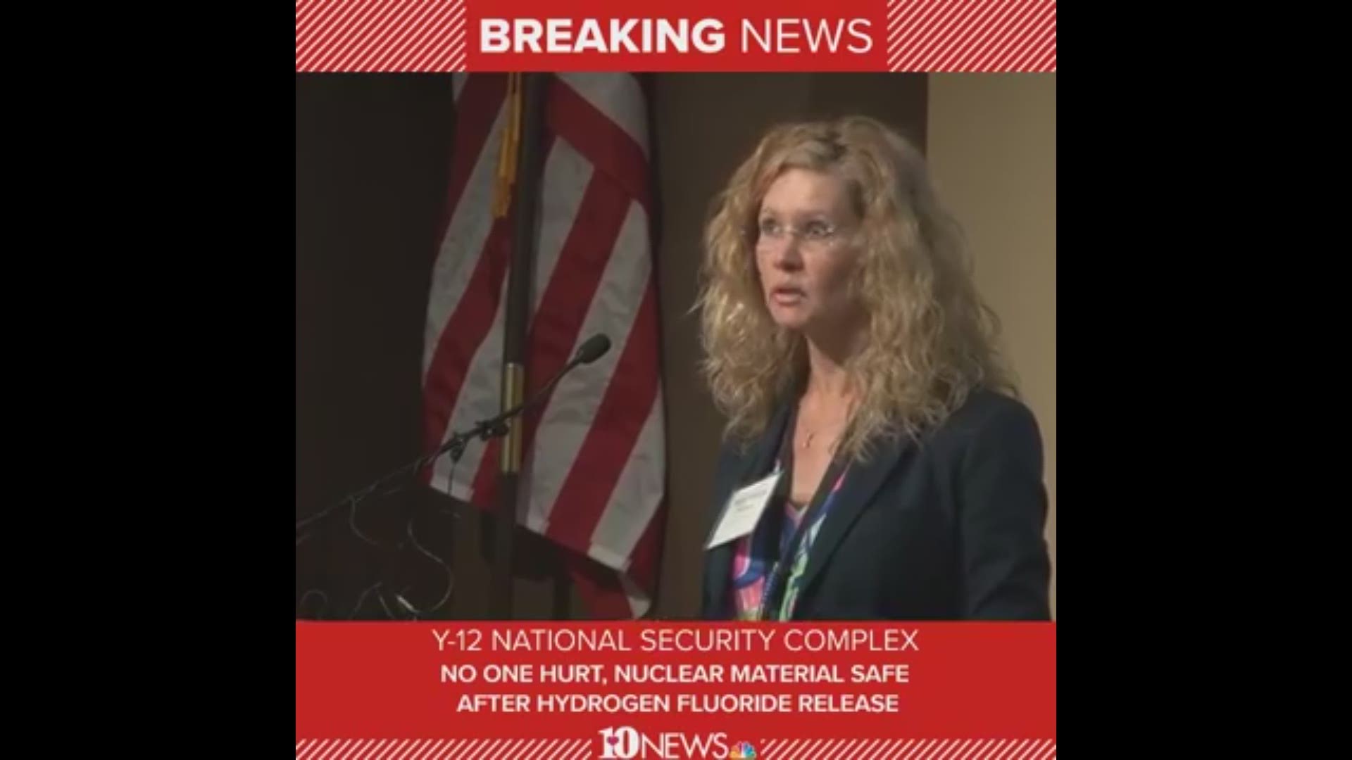 Hydrogen fluoride, a potentially deadly chemical, was accidentally released in a small enclosure at the Y-12 National Security Complex in Oak Ridge and required an emergency response Thursday morning.