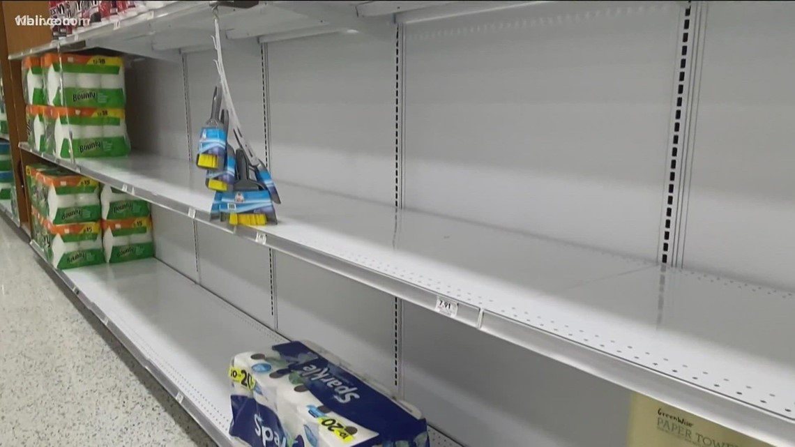 You can expect to see some empty shelves at grocery stores